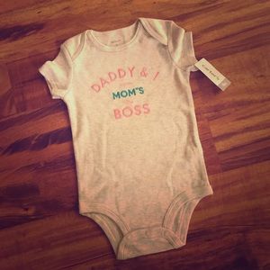 (NWT) baby girl onesie
